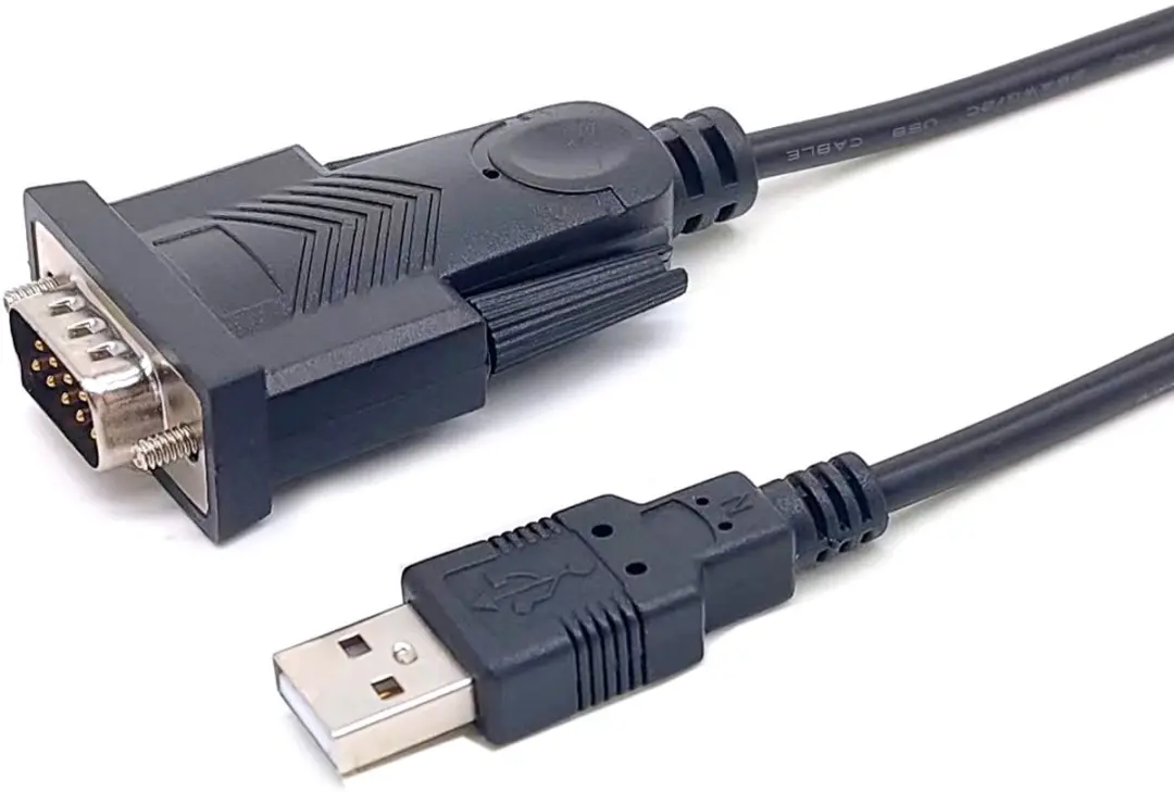 Equip 133391 USB Type-A naar DB-9 Seriële Kabel - 1,5m - Zwart