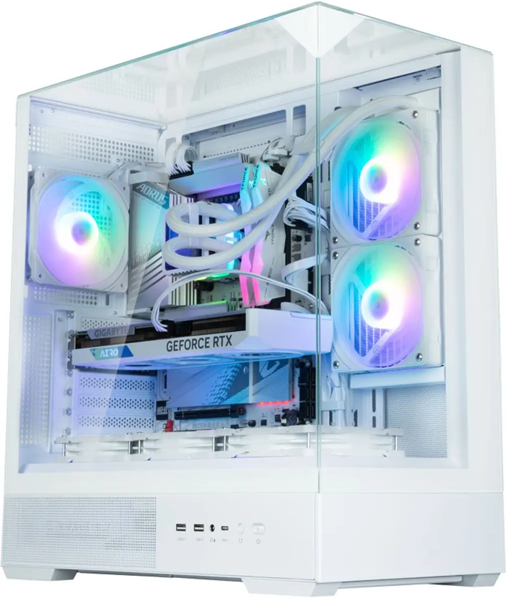 Zalman P40 Prism White Midi Tower - Wit