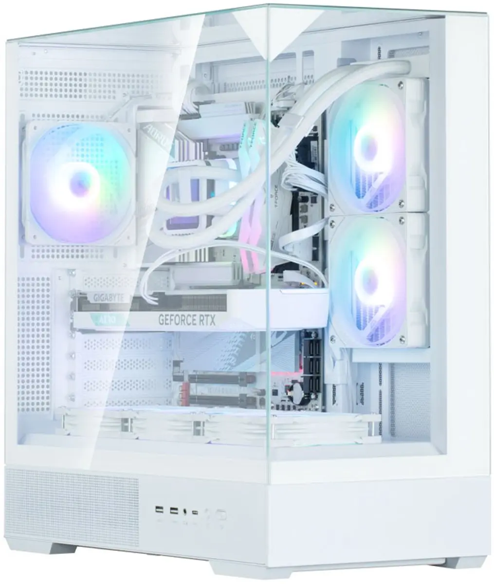 Zalman P40 Prism White Midi Tower - Wit