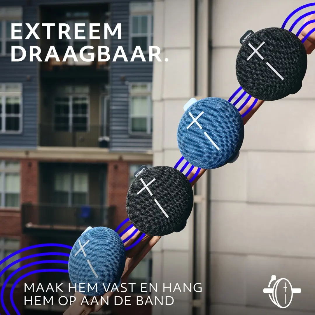 Ultimate Ears MINIROLL Draadloze Speaker - Majestic Blue - afbeelding 6 van 6