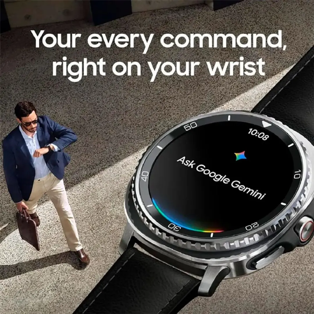 Samsung Galaxy Watch8 Classic 46mm - Zilverkleurig - Wit