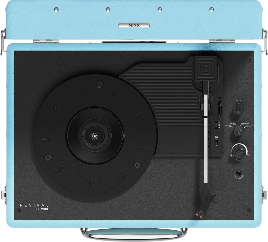 Mixx Revival 55 Platenspeler - Bluetooth - Blauw