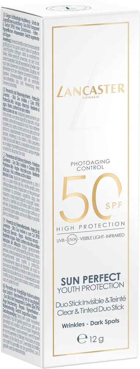 Lancaster Sun Perfect Clear & Tinted Stick SPF50 12ml