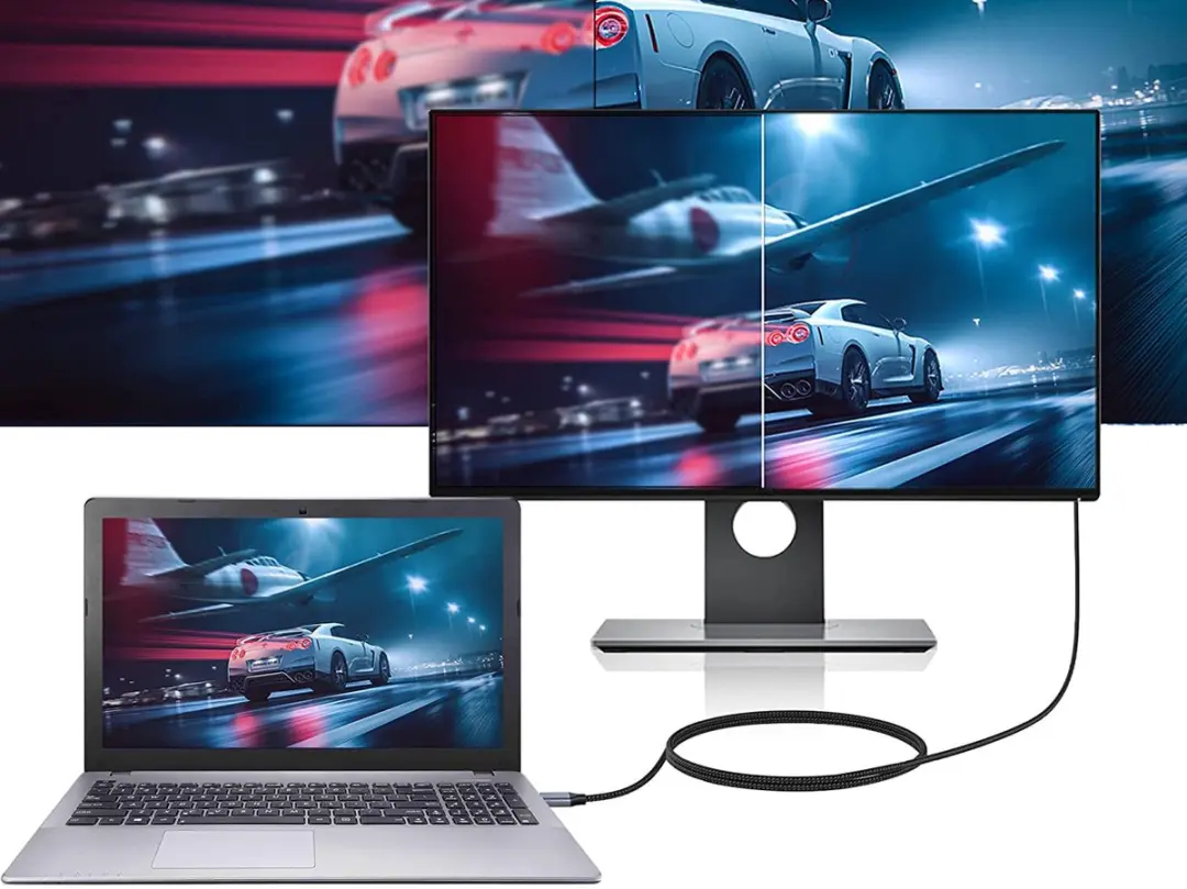 Conceptronic ABBY10G USB-C naar HDMI Kabel 2m - Grijs