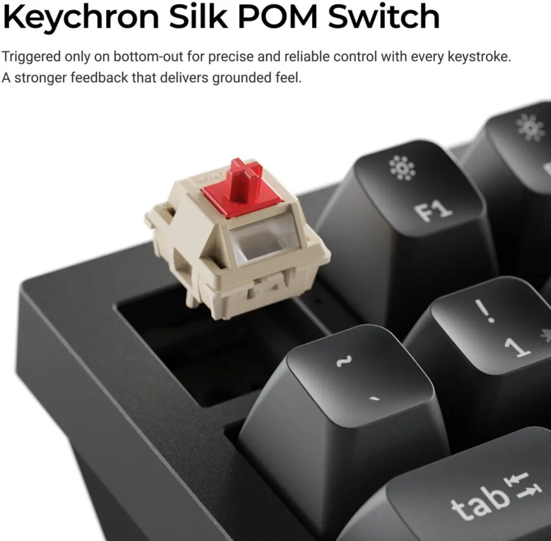 Keychron Q1 Ultra Q1U-M3 Mechanisch Toetsenbord - 75% - Bruine Switch - Zwart