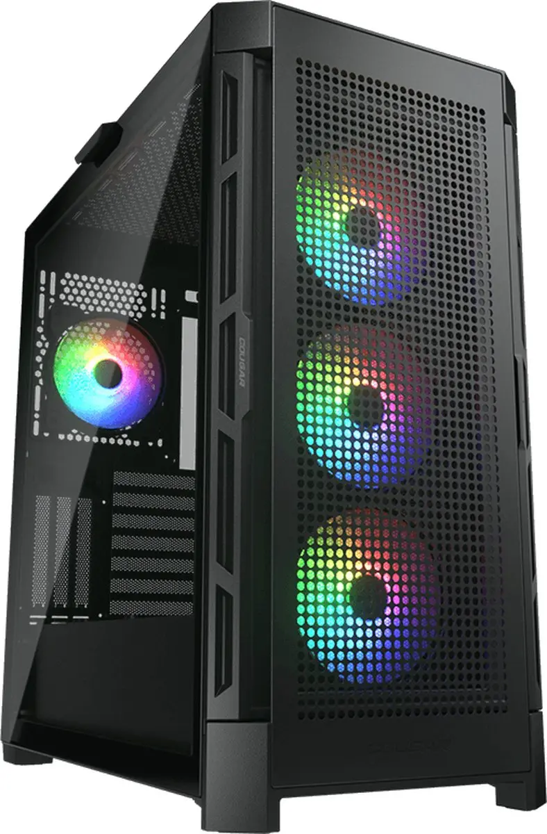 Cougar DUOFACE PRO RGB Mid Tower Behuizing - Zwart
