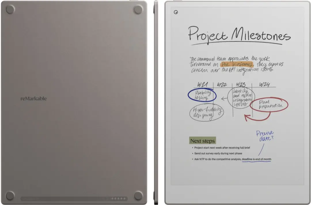 reMarkable Paper Pro RM83C-1005NW E-reader - 64GB - Zilver