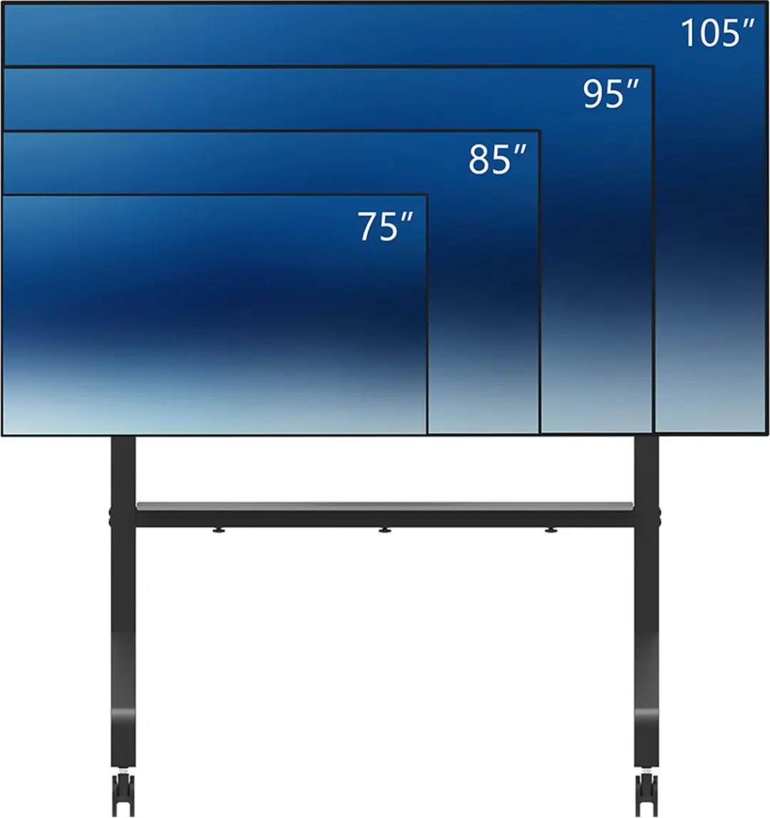 Neomounts Vloersteun FL50-575BL1 - 65-115" Transparent