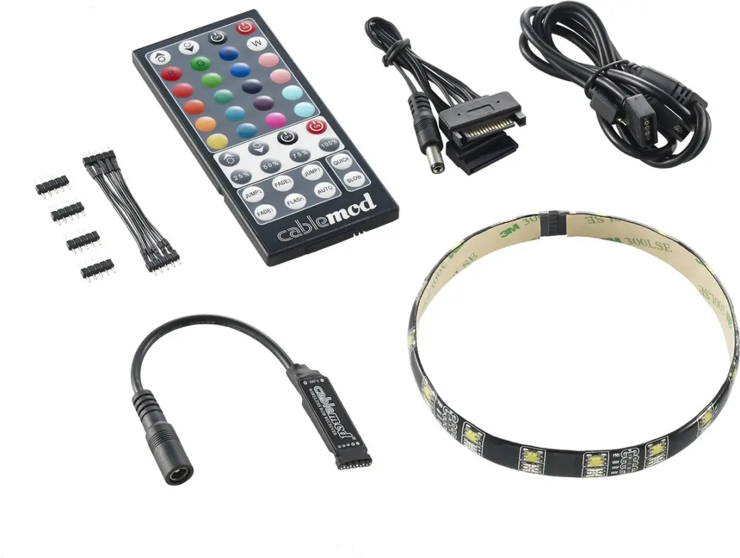 Cablemod CM-LED-30-D30RGBW-RK Lichtstrip RGB/Wit 30cm