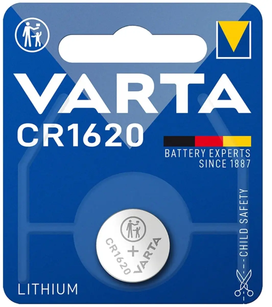 Varta Knoopcel CR1620 Lithium 70mAh