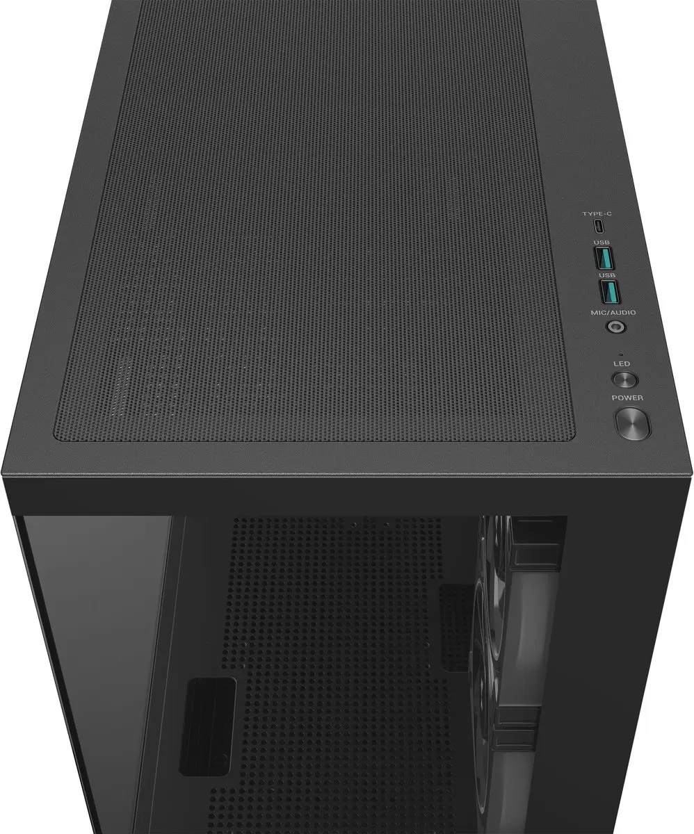 DeepCool CG380 3F Midi Tower - Zwart