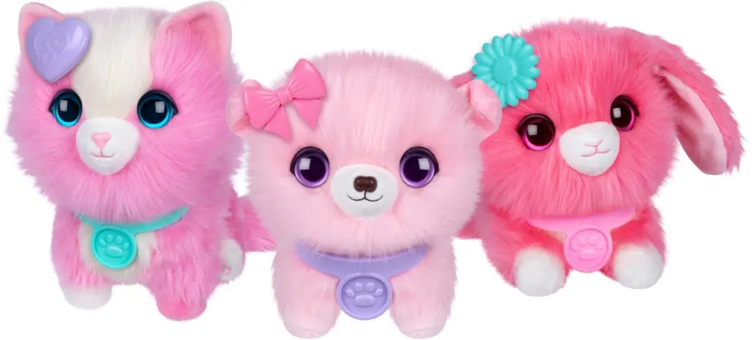 Scruff a Luvs Roze Mystery Knuffel - Puppy/Kitten/Konijntje