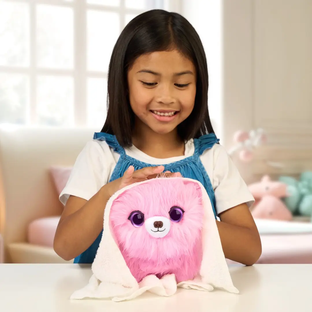 Scruff a Luvs Roze Mystery Knuffel - Puppy/Kitten/Konijntje