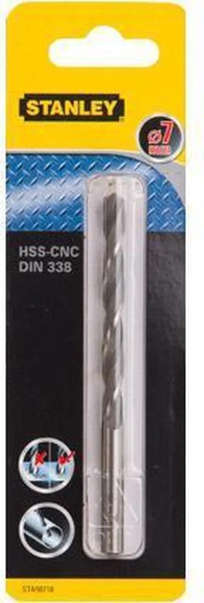 Stanley Metaalboor HSS-CNC 7mm STA50718