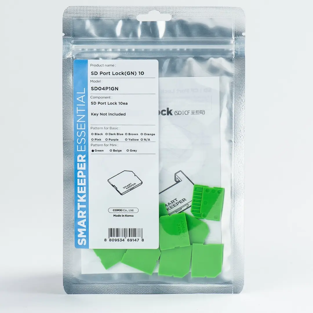 SmartKeeper SD Port Lock Groen - 10 Stuks