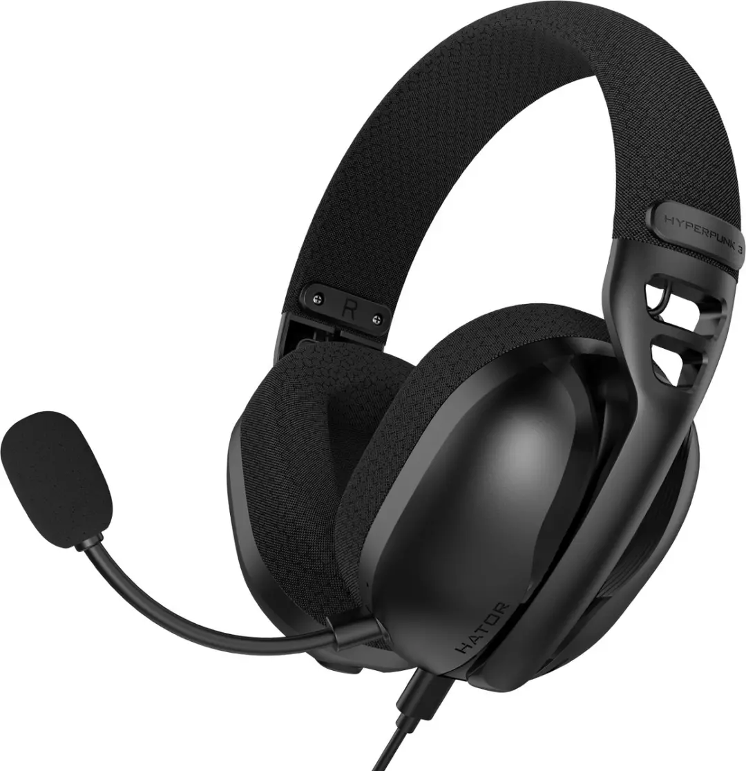 HATOR Hyperpunk 3 ESH10 USB Headset - Bedraad - Zwart - afbeelding 6 van 6