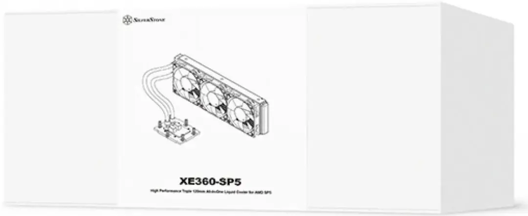 SilverStone XE360-SP5 CPU Koeler - 360mm - 3 Ventilatoren - AMD SP5