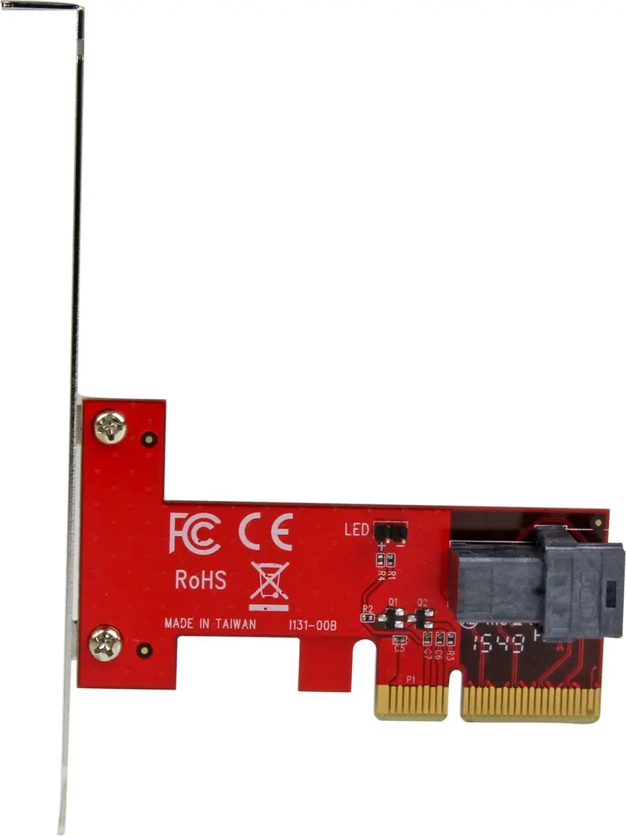 Startech PEX4SFF8643 PCIe naar SFF-8643 Adapter - Rood