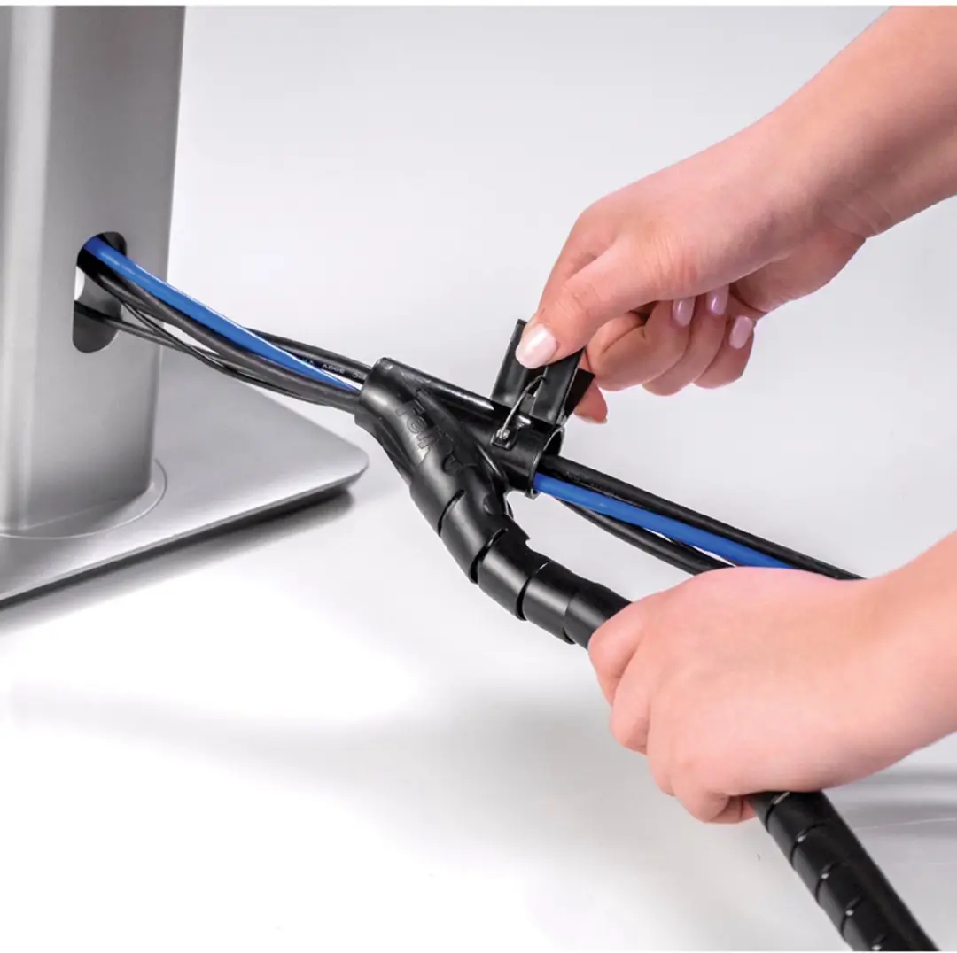 Fellowes Cablezip Kabelorganizer 2m - 9 Clips - Zwart