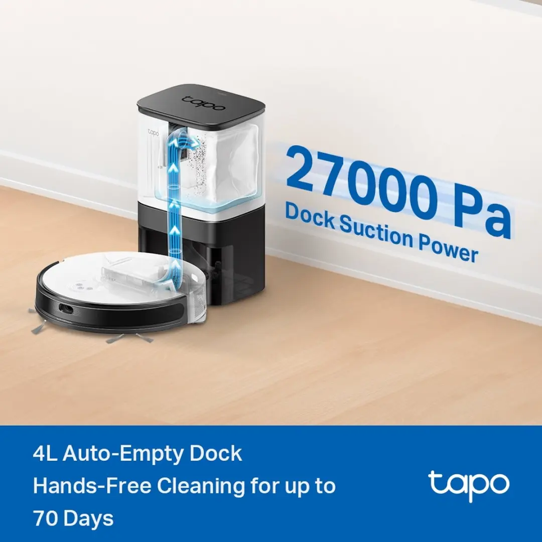 TP-Link Tapo RV20 Mop Plus Robotstofzuiger - Wit