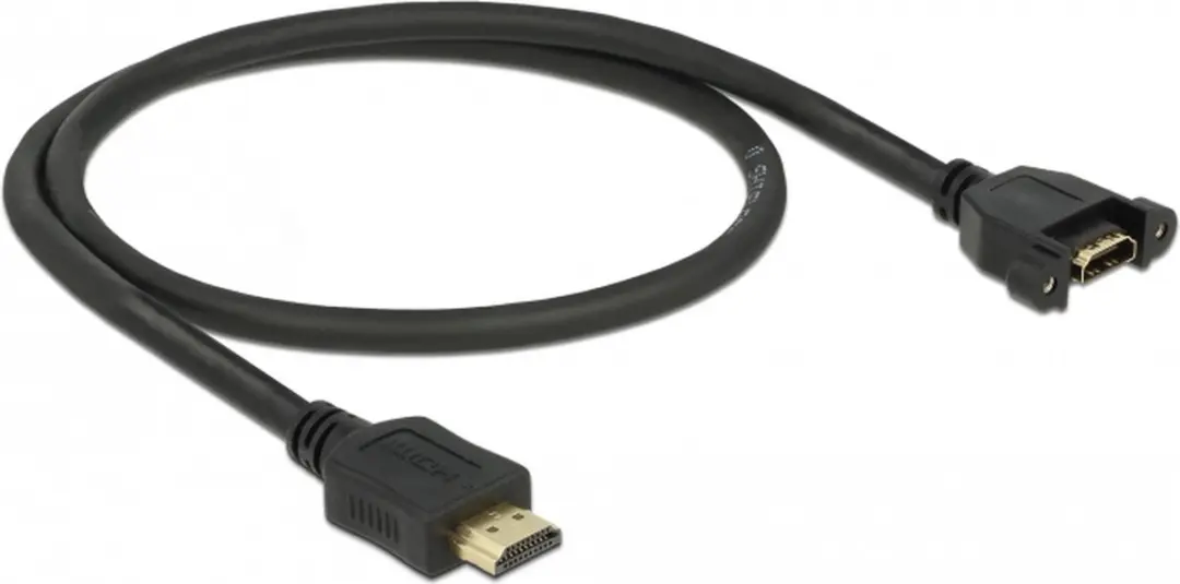 Delock HDMI Inbouwadapter 1.4 4K30Hz - 0,5m - Zwart