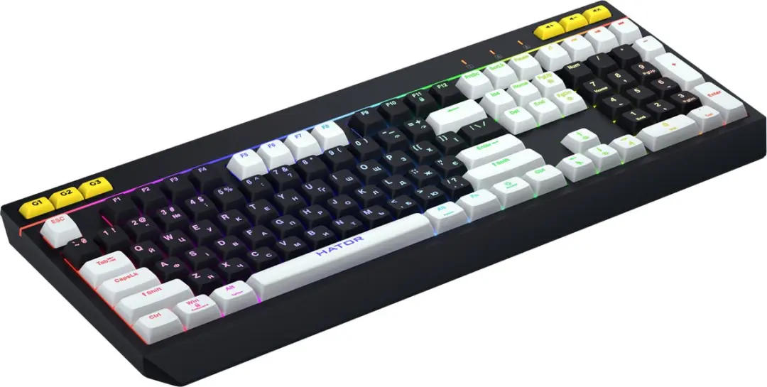 HATOR Icefall HTK400US Gaming Toetsenbord - Amerikaans Engels - Zwart