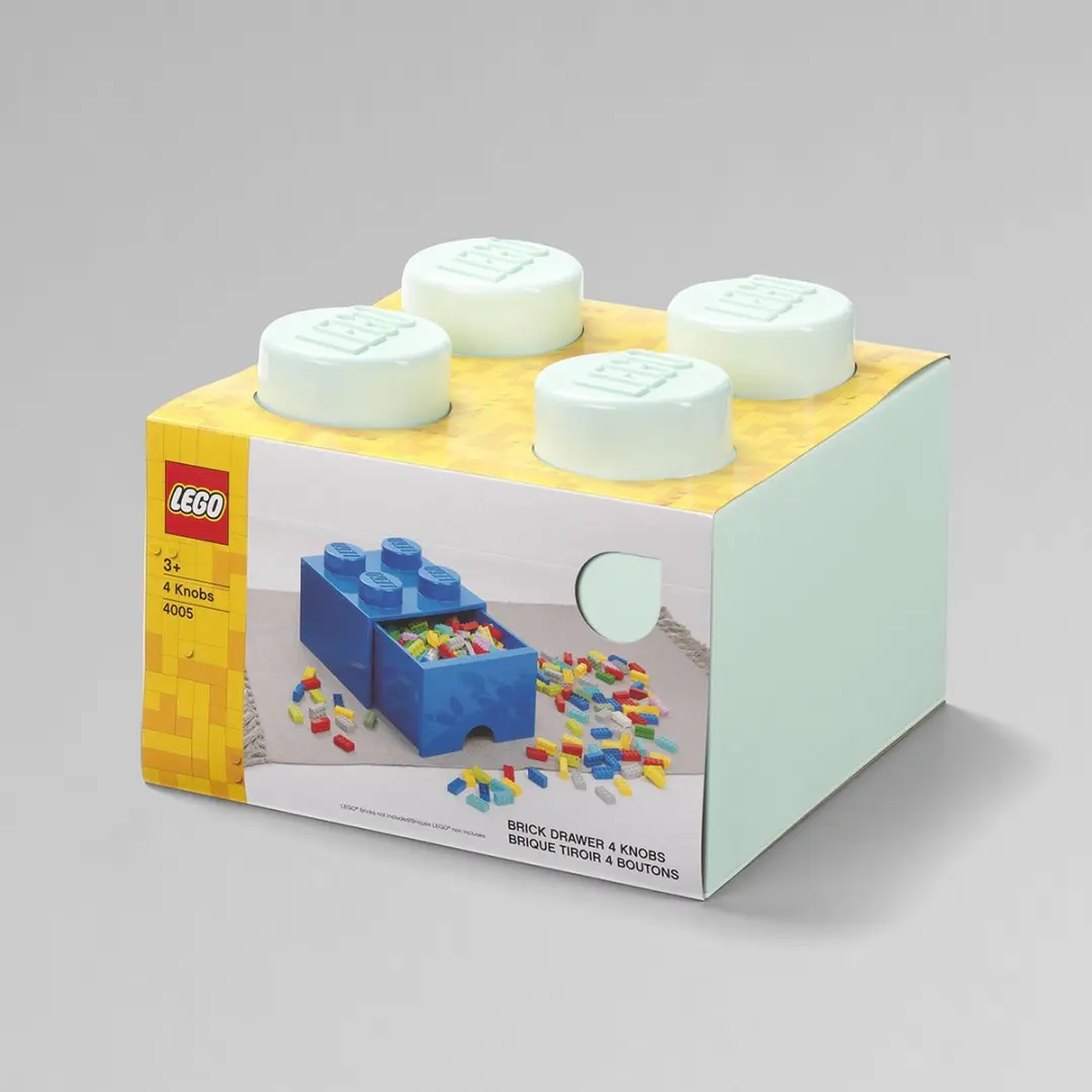 LEGO Brick 4 Opbergbox - Blauw - 6L