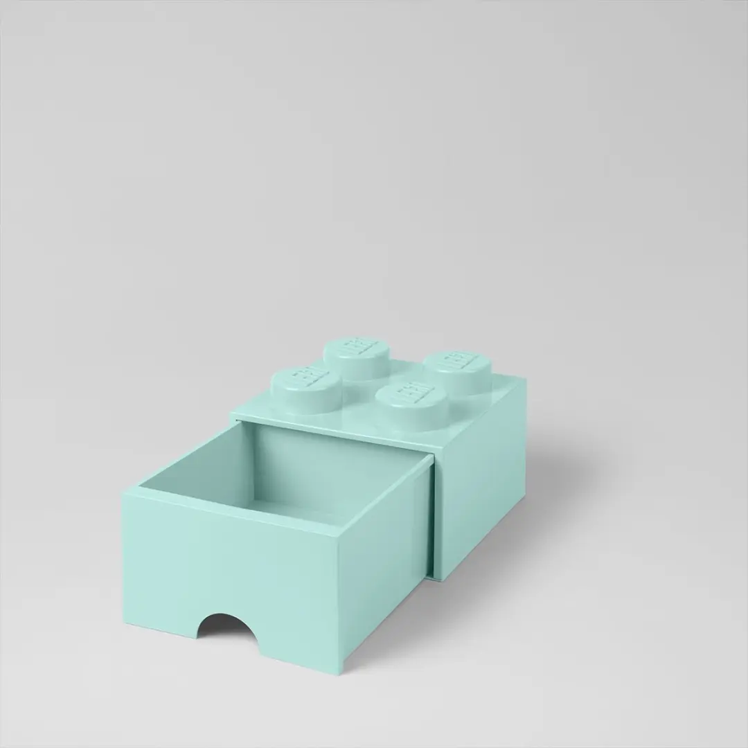 LEGO Brick 4 Opbergbox - Blauw - 6L