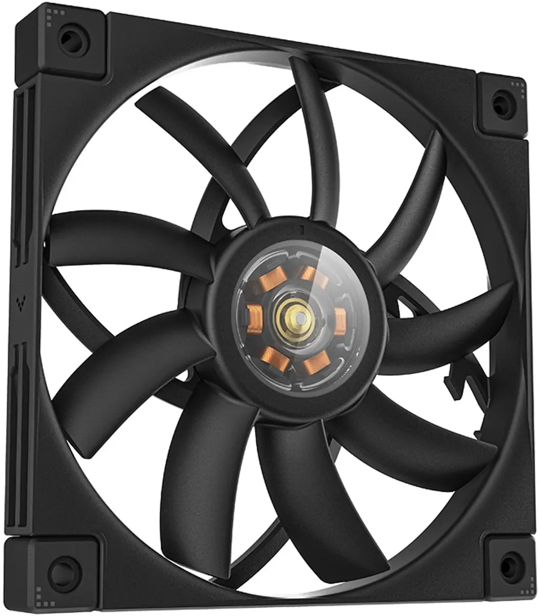 DeepCool FT12 SLIM 120mm PWM Ventilator - Transparant centrum - Witte LED