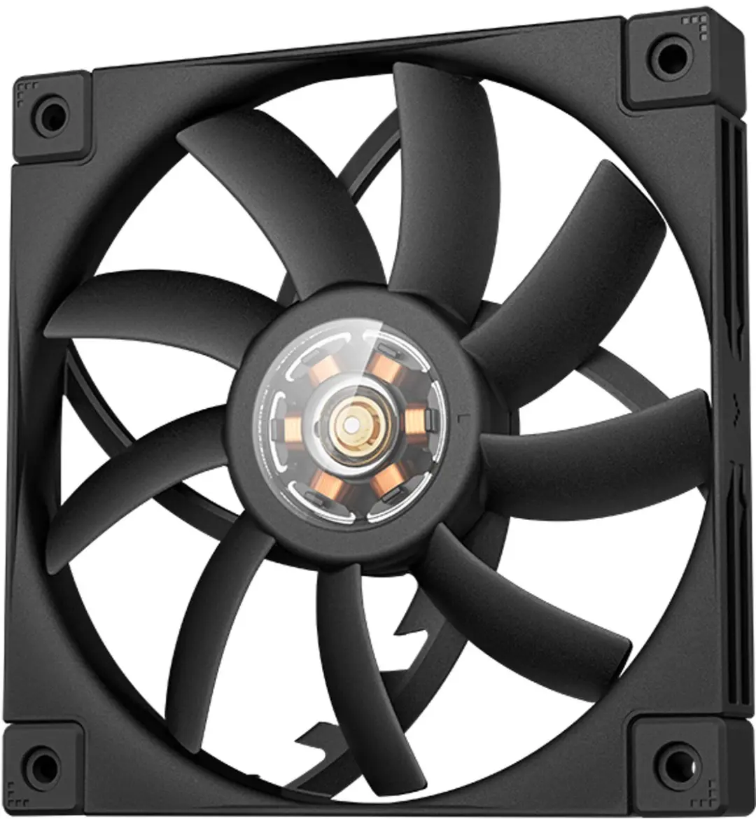 DeepCool FT12 SLIM 120mm PWM Ventilator - Transparant centrum - Witte LED