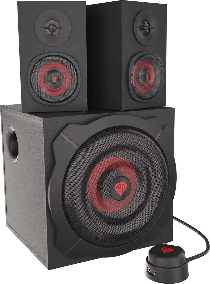 Genesis NCS-1408 2.1 Audiosysteem - 60W - Zwart - afbeelding 6 van 6
