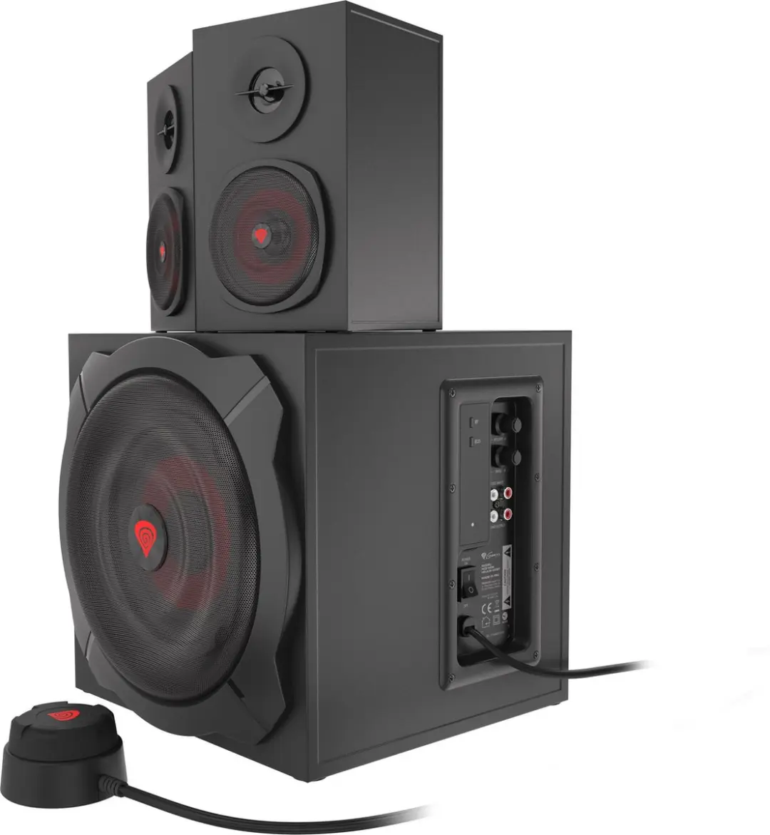 Genesis NCS-1408 2.1 Audiosysteem - 60W - Zwart