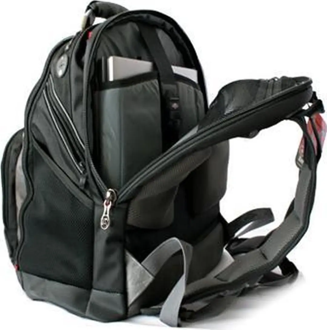 Wenger Synergy 600635 Rugzak 15,6 inch - 9 Vakken - Grijs/Zwart - afbeelding 3 van 6