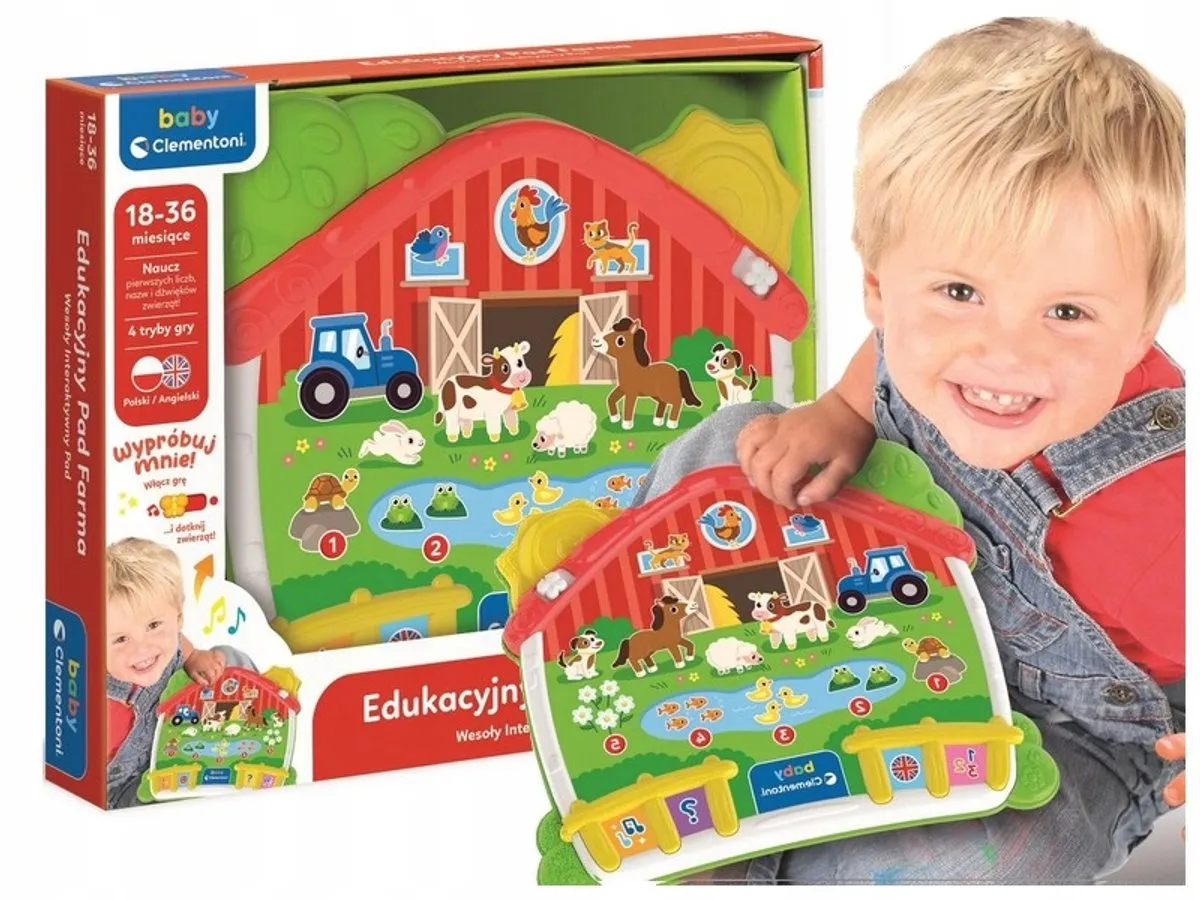 Clementoni Interactieve Educatieve Pad Boerderij 50386 - Multicolor - afbeelding 2 van 4