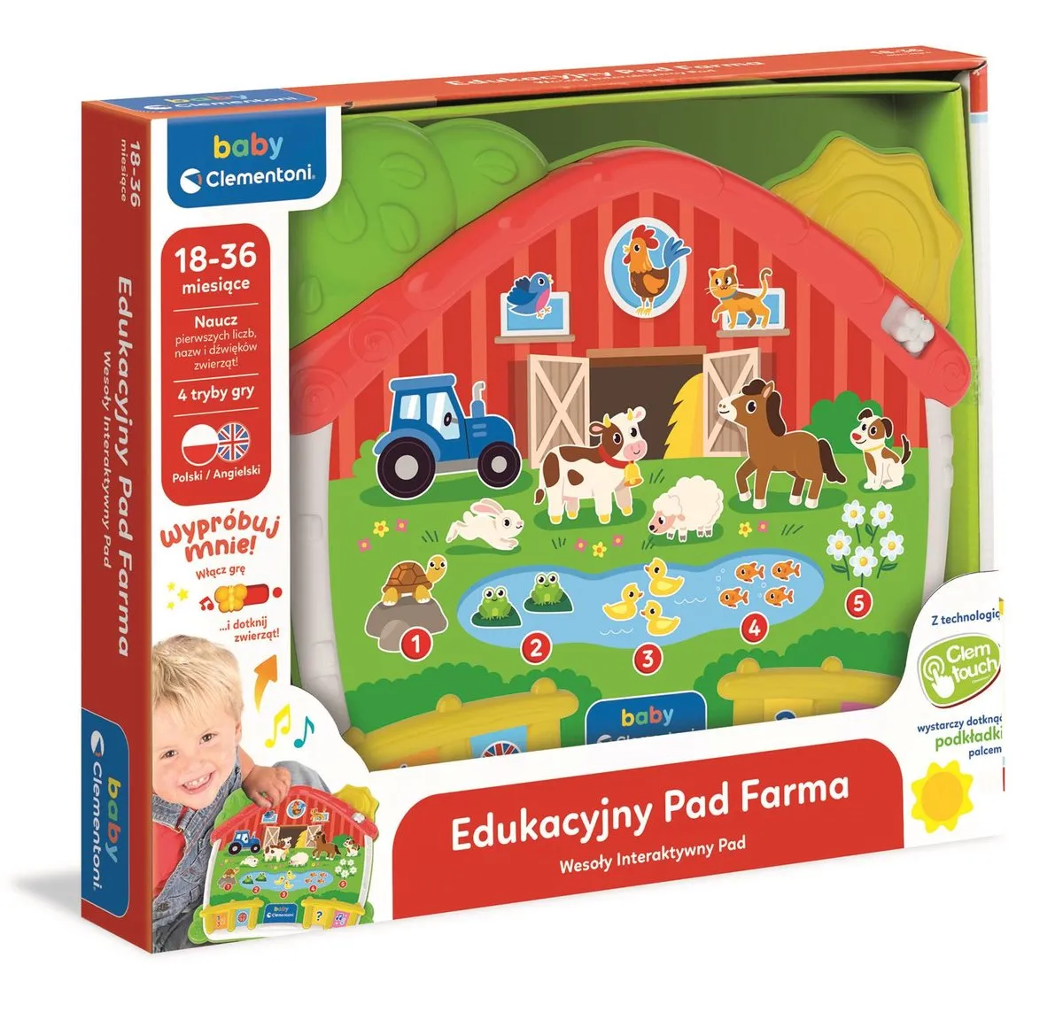 Clementoni Interactieve Educatieve Pad Boerderij 50386 - Multicolor - afbeelding 4 van 4