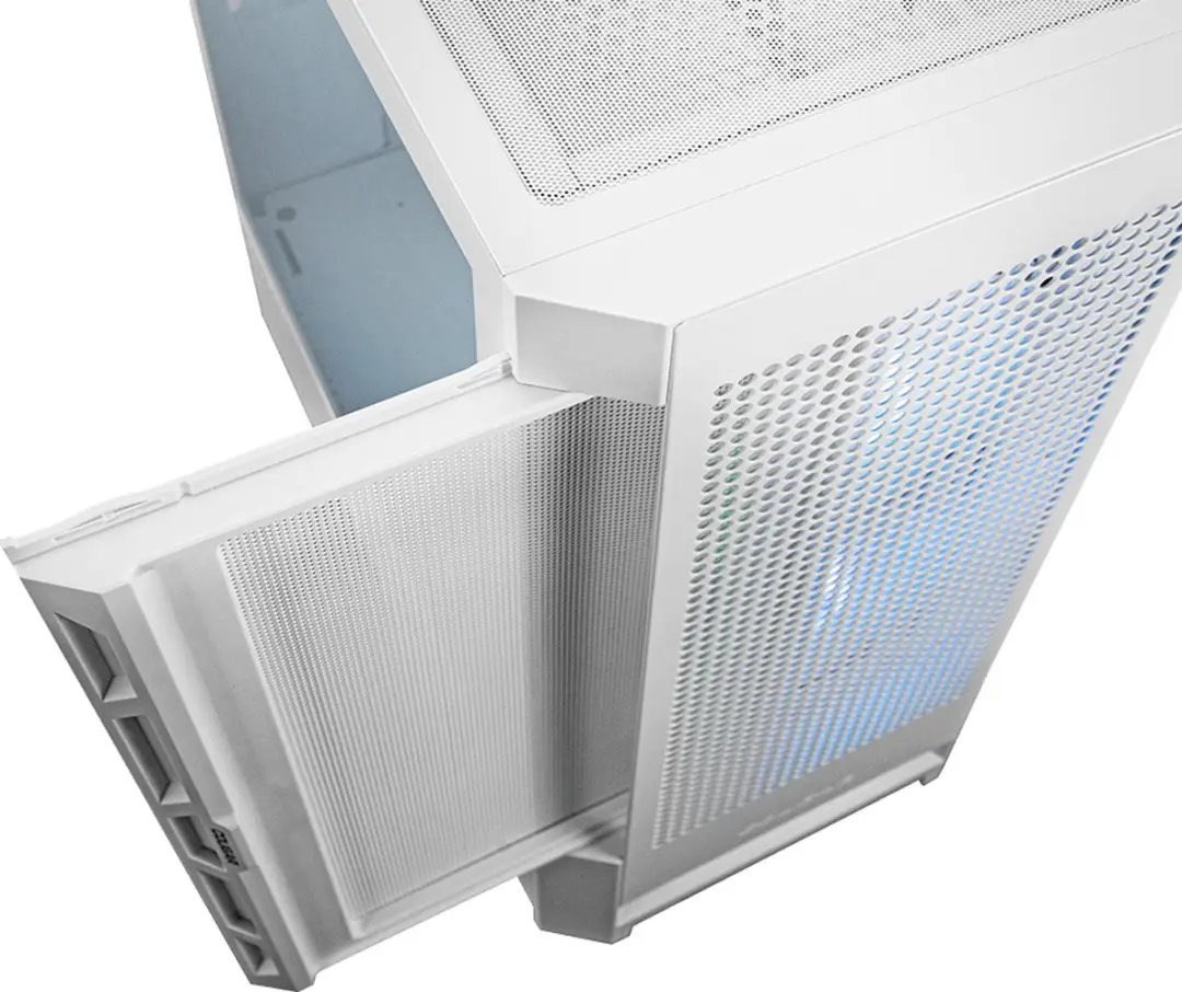 Cougar Duoface RGB Midi-Tower - Witte behuizing - 3x ARGB ventilatoren