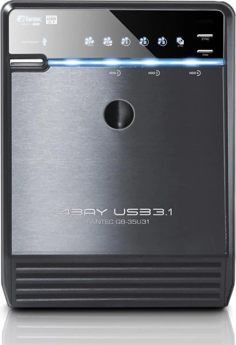 Fantec QB-35U31 Disk Array - Zwart