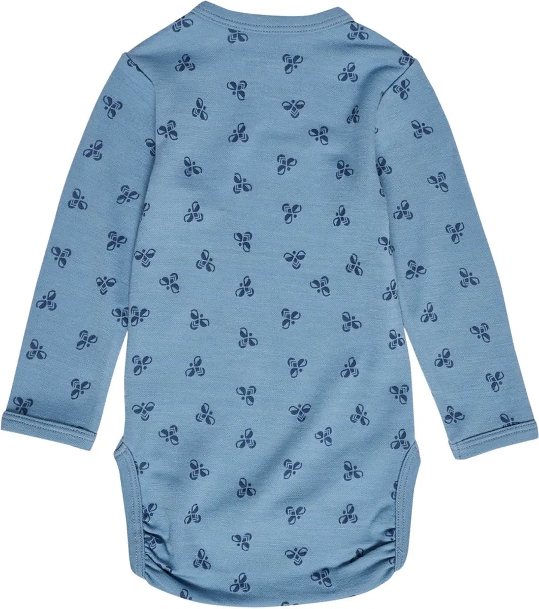 Hummel Kinder Bodys Bambo Body LS 68 - Blue Shadow