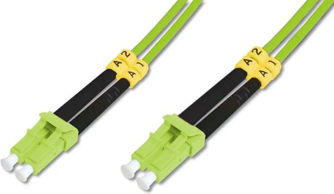 LWL OM5 Multimode Glasvezel Patchkabel LC/LC 7m - Groen - afbeelding 6 van 6
