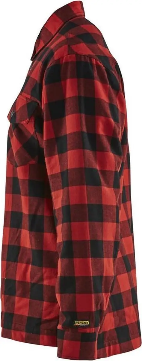 Blåkläder Overhemd Flanel 3225-1131 - XXL - Rood/Zwart