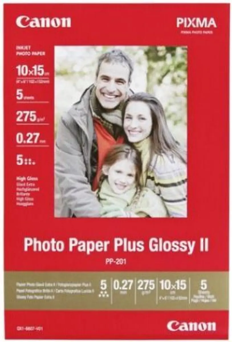 Canon 2311B053 Fotopapier A6 Glans Wit - 5 Stuks