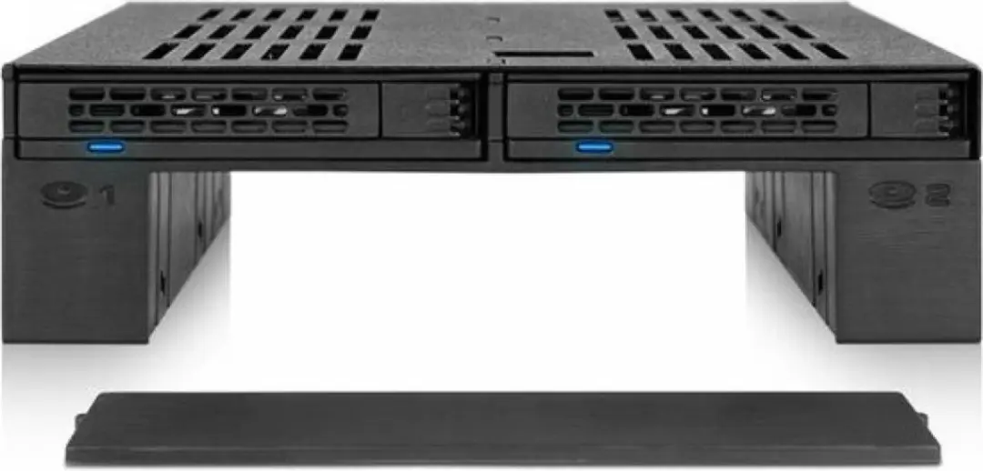 Icy Dock MB322SP-B HDD/SSD Behuizing - 2.5/3.5" - Zwart