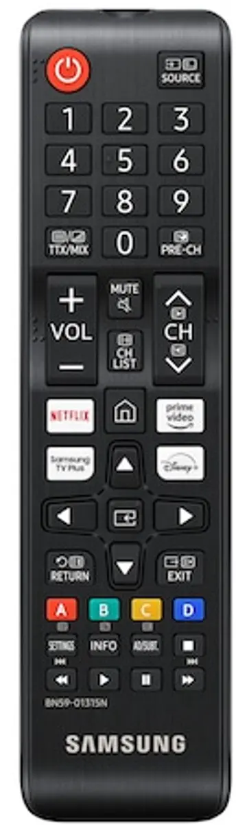 Samsung VG-TM1240AN Afstandsbediening