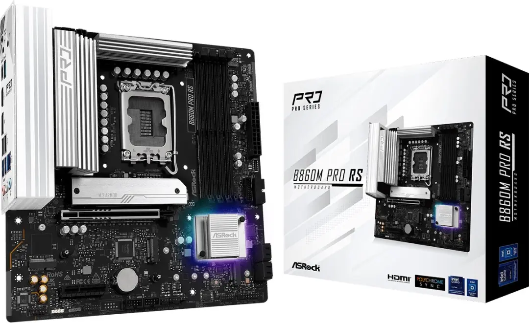 ASRock B860M Pro RS B860 LGA1851 Micro-ATX