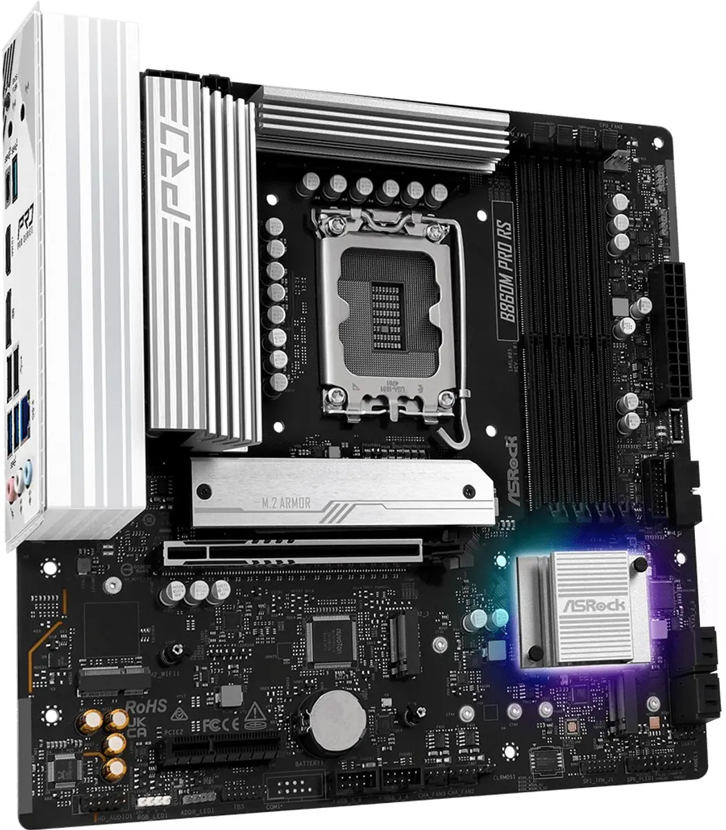 ASRock B860M Pro RS B860 LGA1851 Micro-ATX - 90-MXBRP0-A0UAYZ
