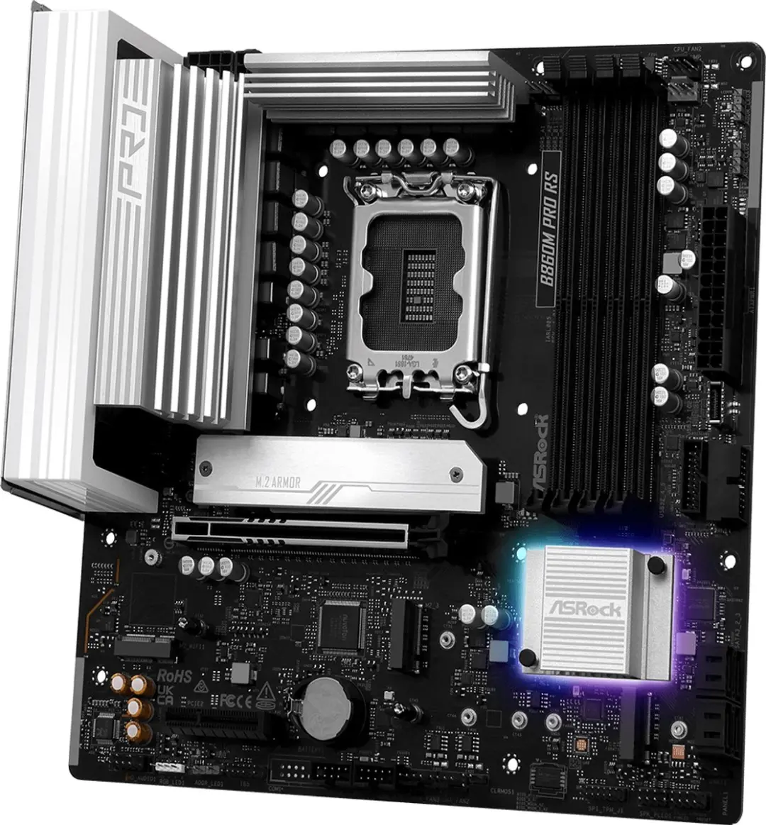 ASRock B860M Pro RS B860 LGA1851 Micro-ATX - 90-MXBRP0-A0UAYZ
