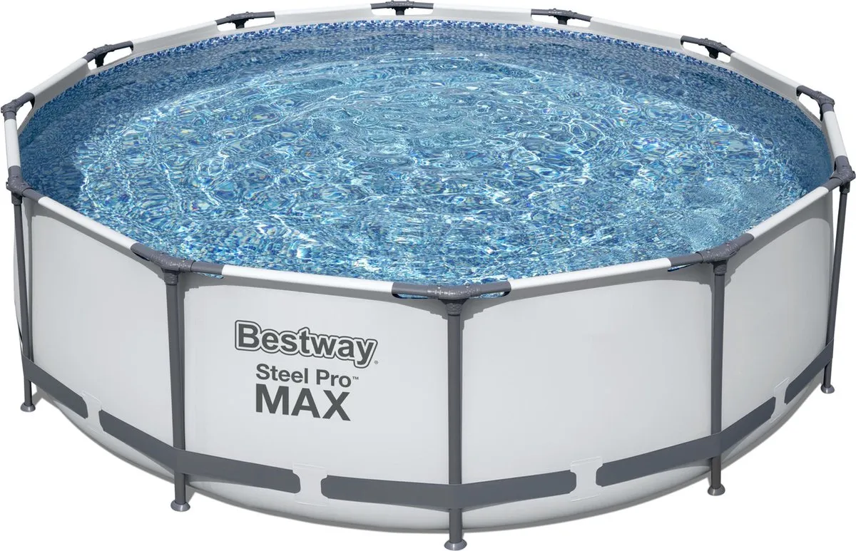 Bestway Steel Pro MAX Zwembad 366x100cm - 9150L Grijs
