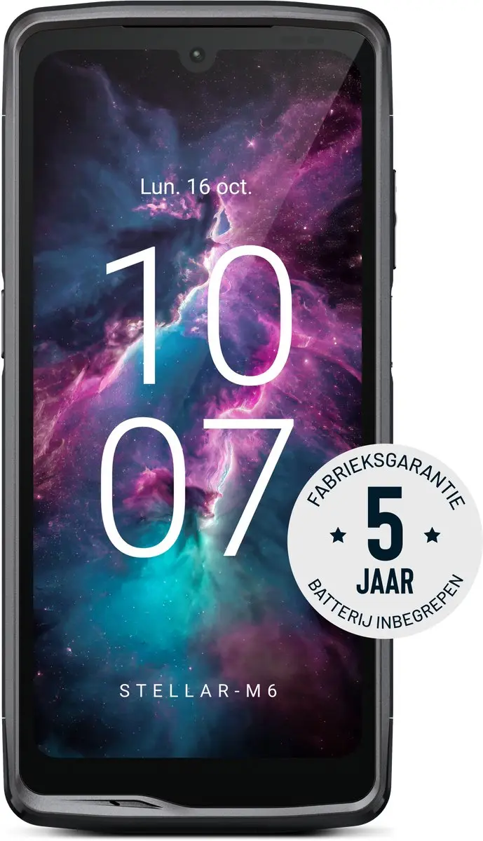 Crosscall Stellar M6 CROSSC-STELLAR-M6 Smartphone - 128GB - Zwart
