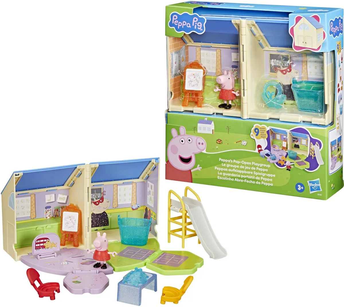 Hasbro Peppa Pig Pop-Open Speelklas Multicolor