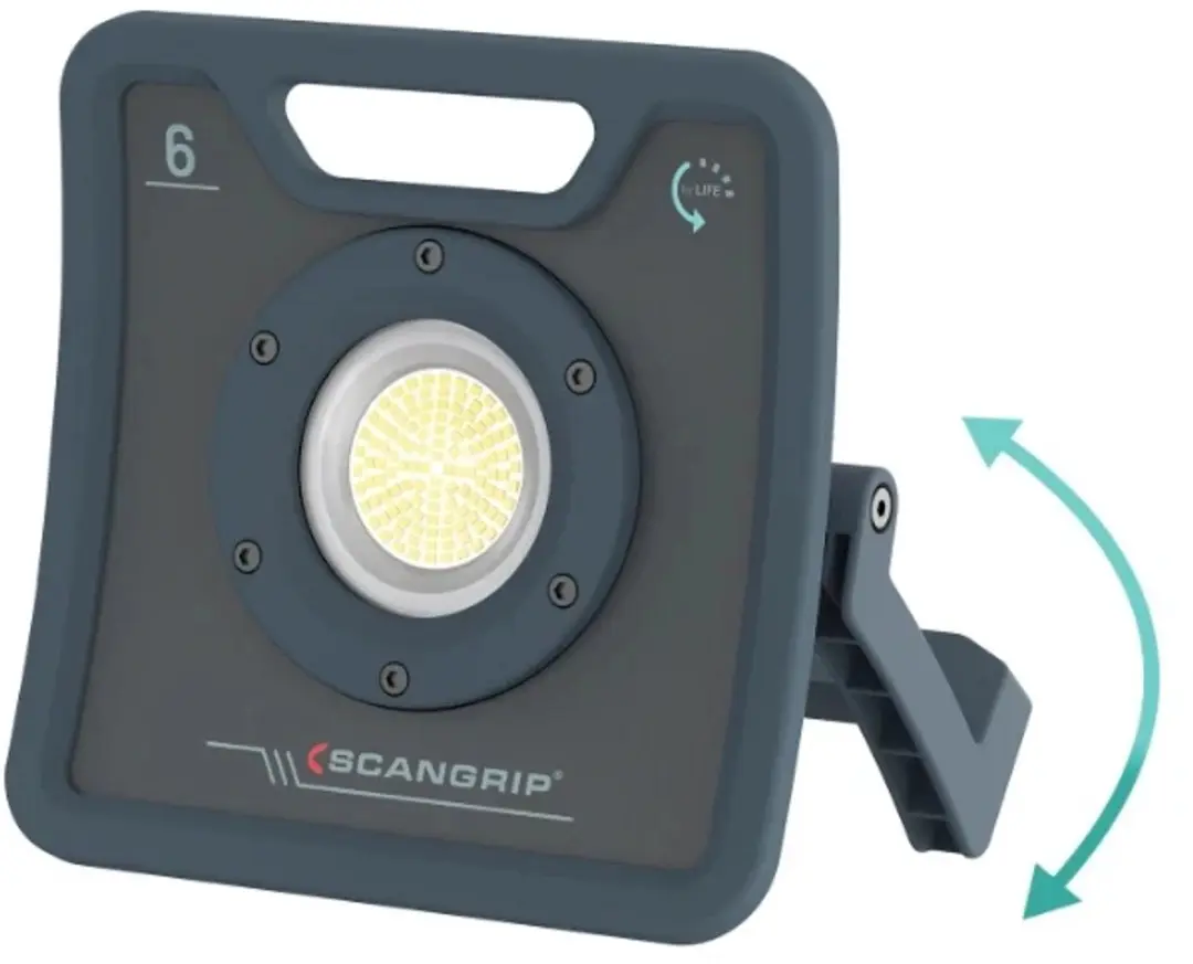 Scangrip Nova 6 LED-bouwlamp 6000 lm - afbeelding 5 van 6